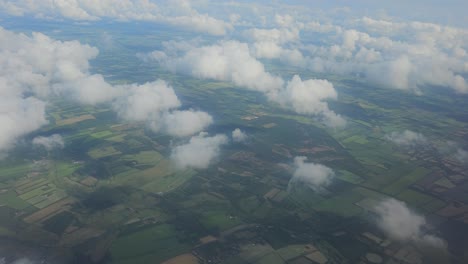vista aérea de tierras agrícolas en el norte de los países bajos