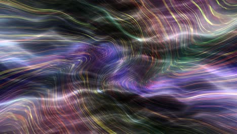 animación abstractamente colorida con un fondo líquido multicolor.
