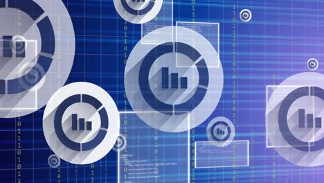 Animation-of-data-processing-and-binary-coding-over-grid