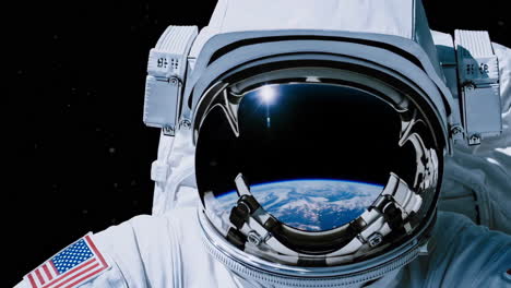 astronauta en el espacio
