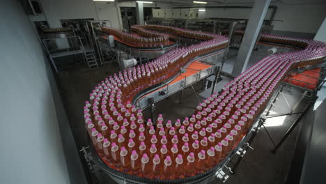 automated beverage bottling line