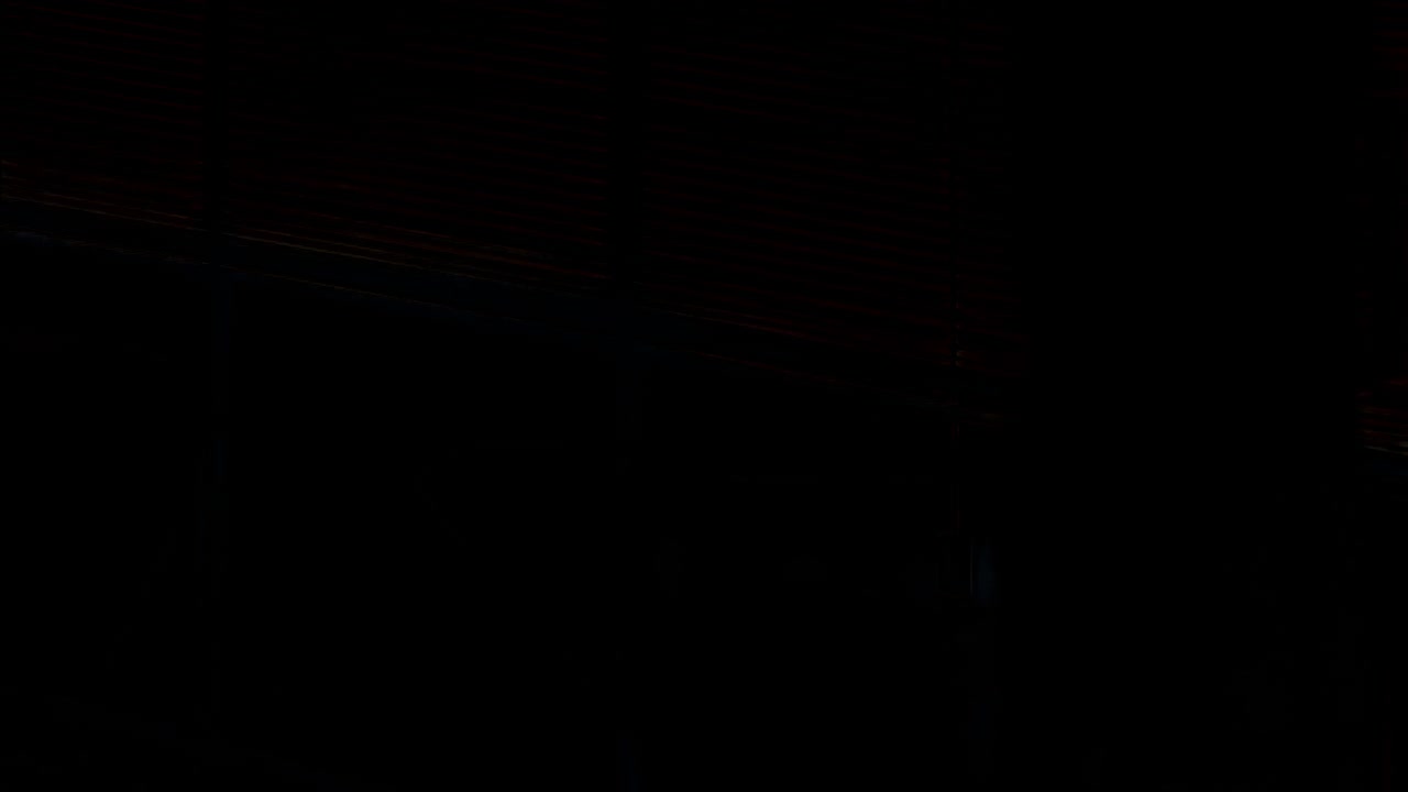 Minimalist blinds casting shadows animated overlay, transparent 4K video, alpha channel, ProRes 4444