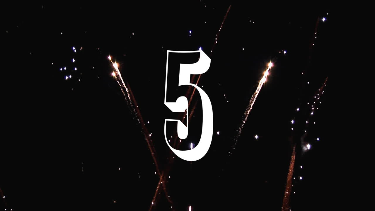 Animated countdown video