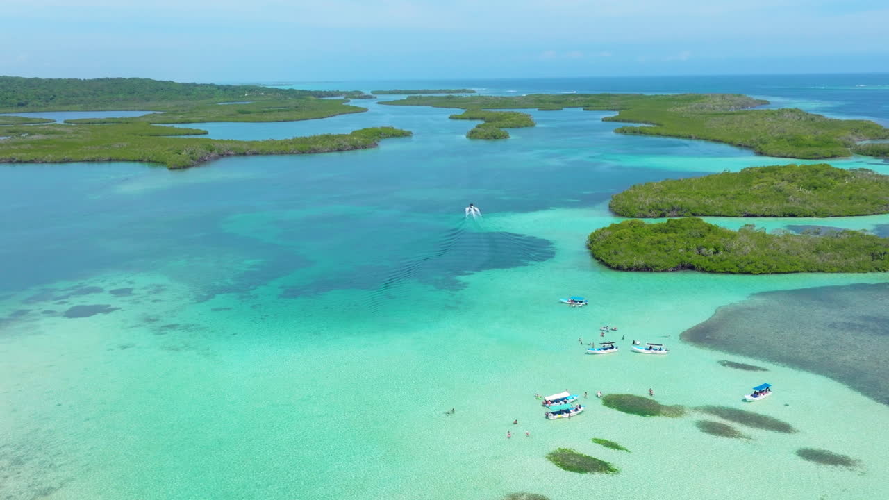 베네수엘라 의 모로코이 국립 공원 의 경치적 인 풍경 - 무인기 에서 찍은 사진
