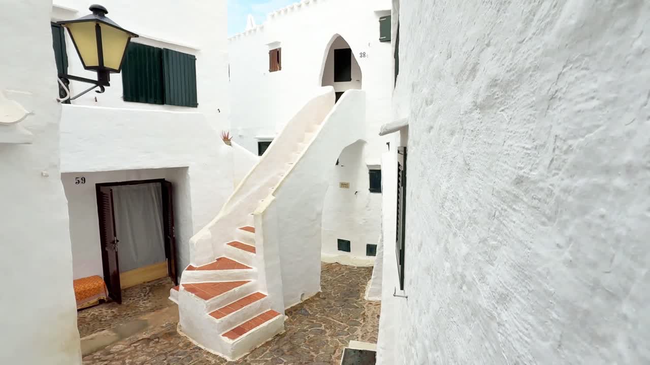 the white village of Binibeca, Menorca