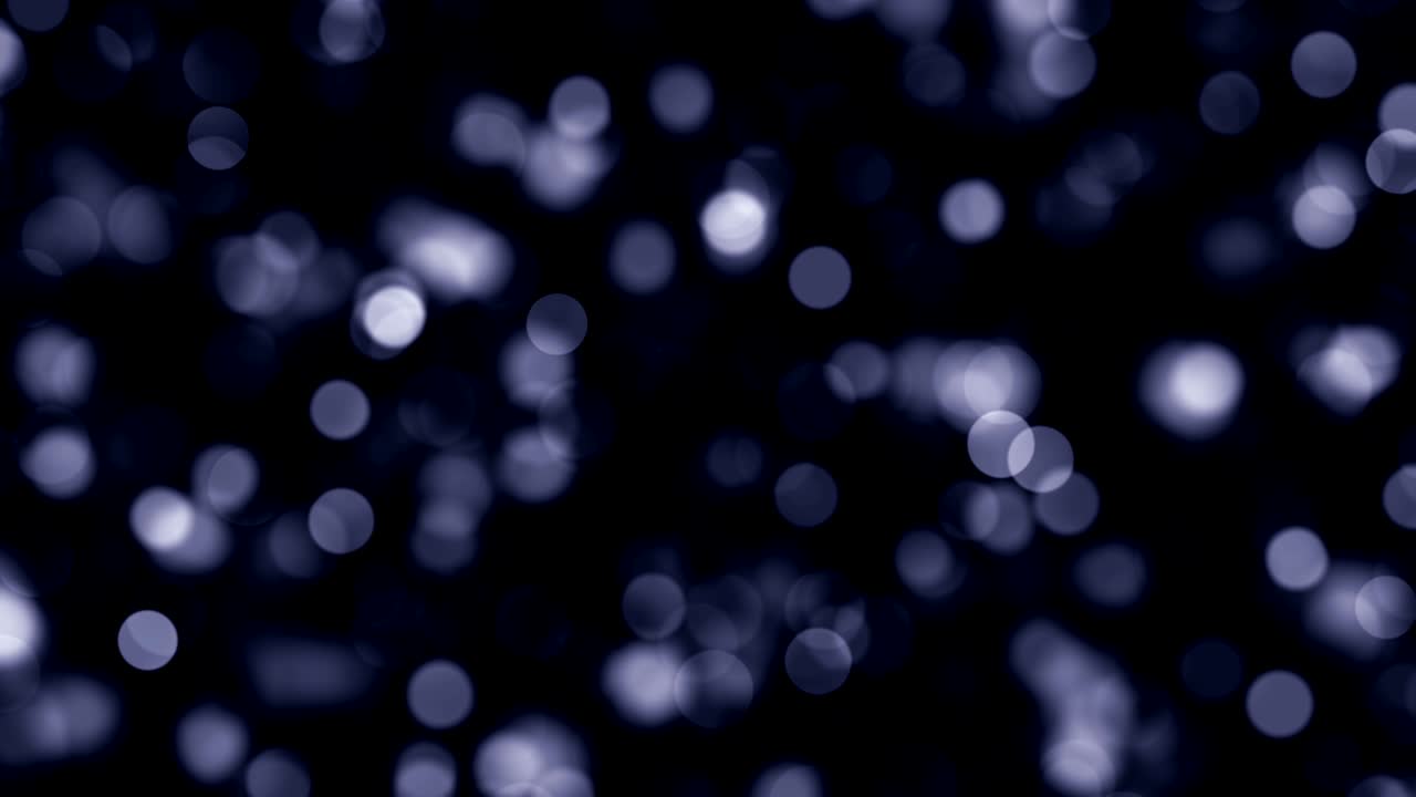 fondo de partículas abstractas desfocadas de 4k (en blanco y negro) - video de stock de bucle