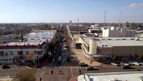 Merced-California-Skyline-Antenne-Schnell-Push