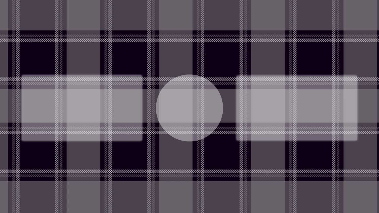 Plaid checkered end card ending screen motion graphics