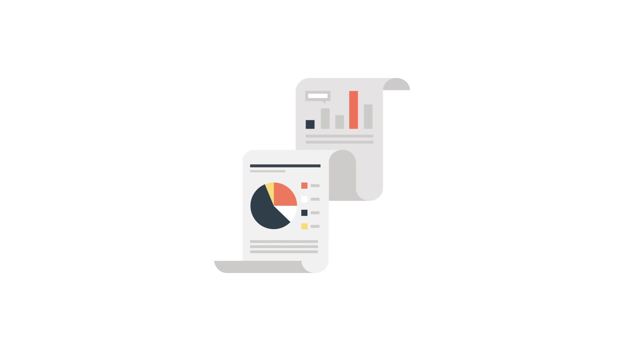 Animated Business Reports with Data Charts and Graphs