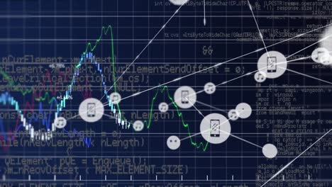 Animación-De-Conexiones-Con-Iconos-Y-Procesamiento-De-Datos-Sobre-Fondo-Oscuro