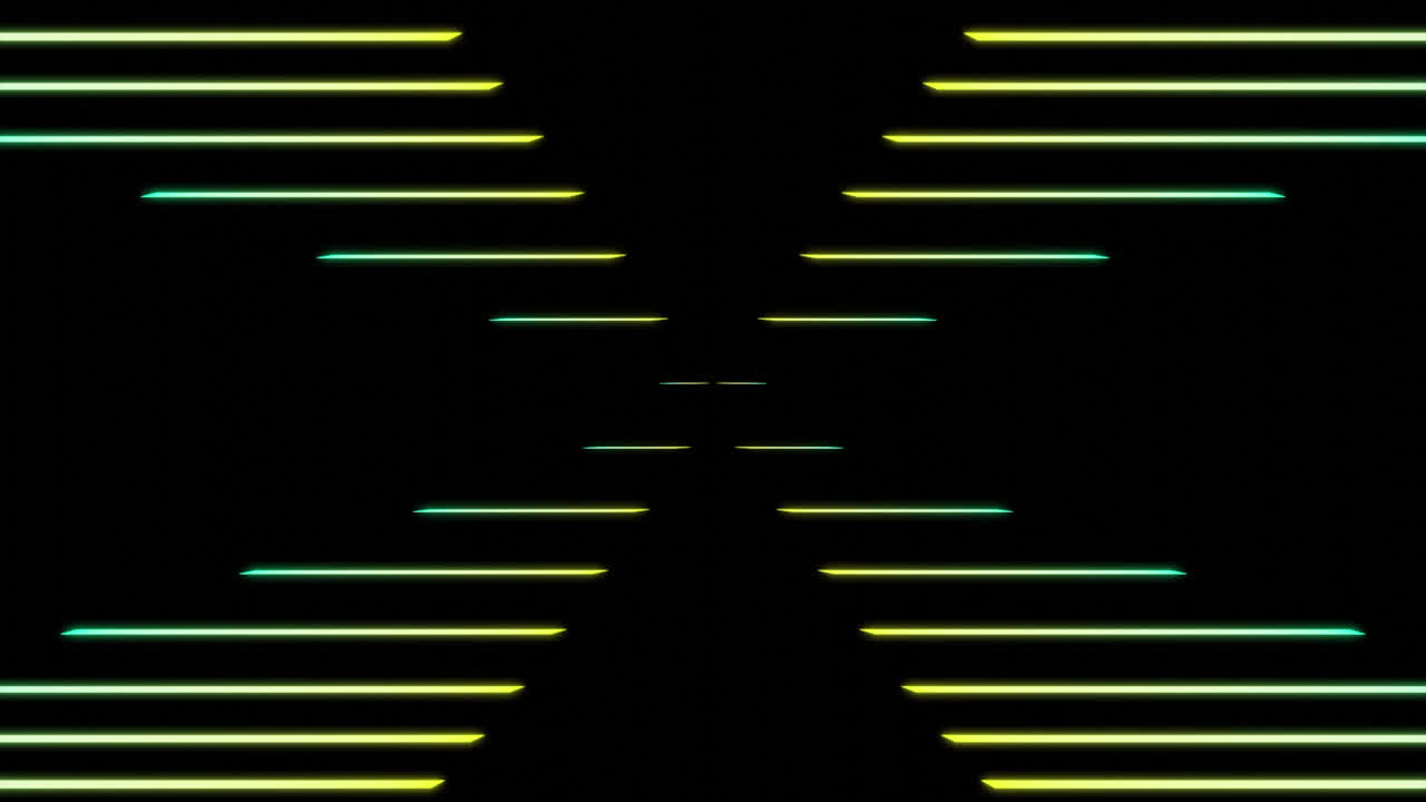 Neon Glowing Lines Pattern