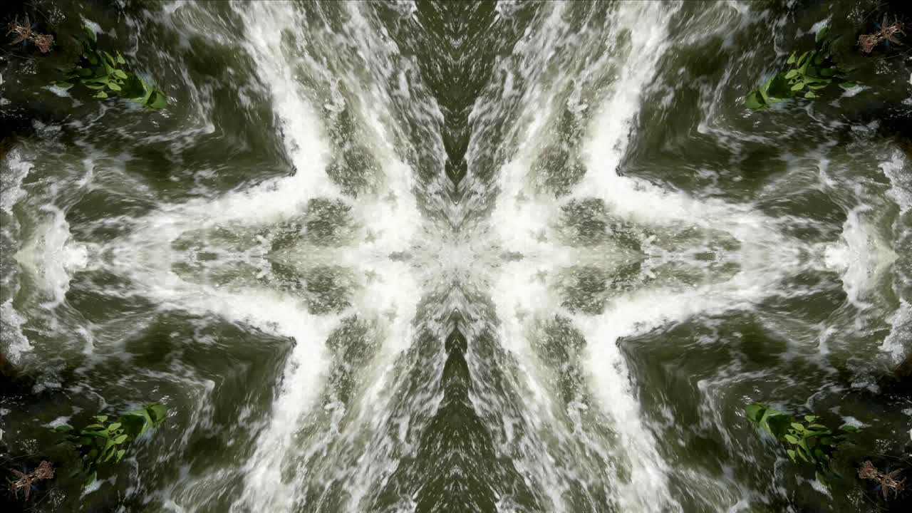 caleidoscopio de tomas de la naturaleza, wissahickon creek