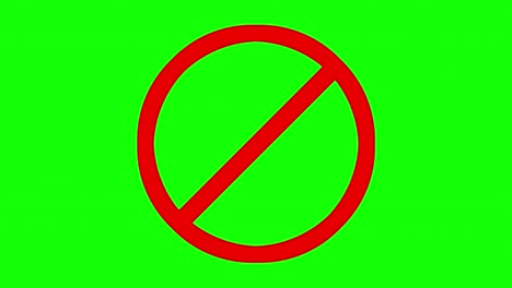 No-Symbol-Animation-for-content-creators-on-Green-Screen