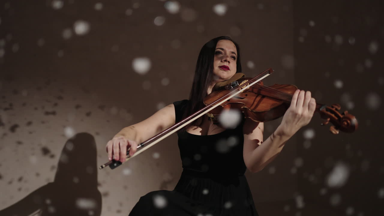 겨울 스튜디오 의 바이올리니스트