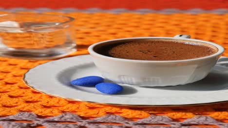 turkish coffee and sweets