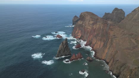 são lourenço 4k imágenes de drones - isla de madeira - portugal