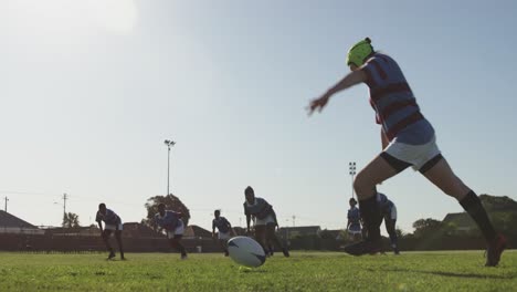 young adult female rugby match