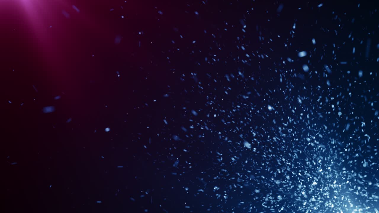 Particles blue pink event game trailer titles cinematic concert stage background loop