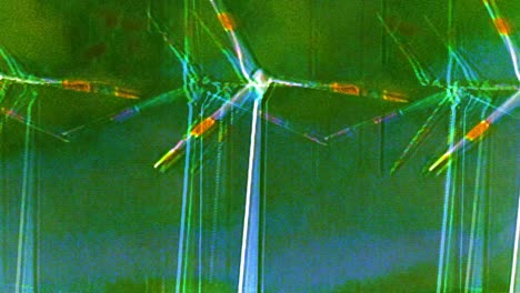 windmills spinning trip psychedelic batch glitchy effect