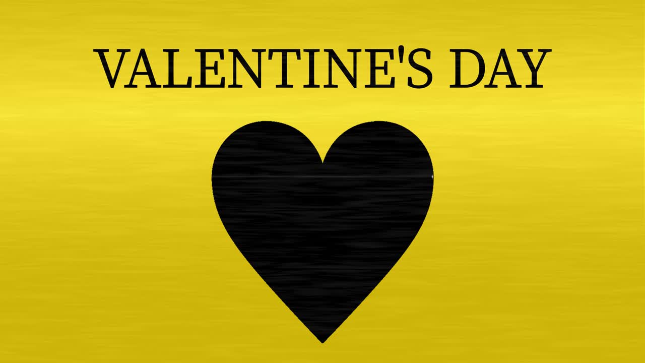 mensaje de valentín texto animación gráficos de movimiento