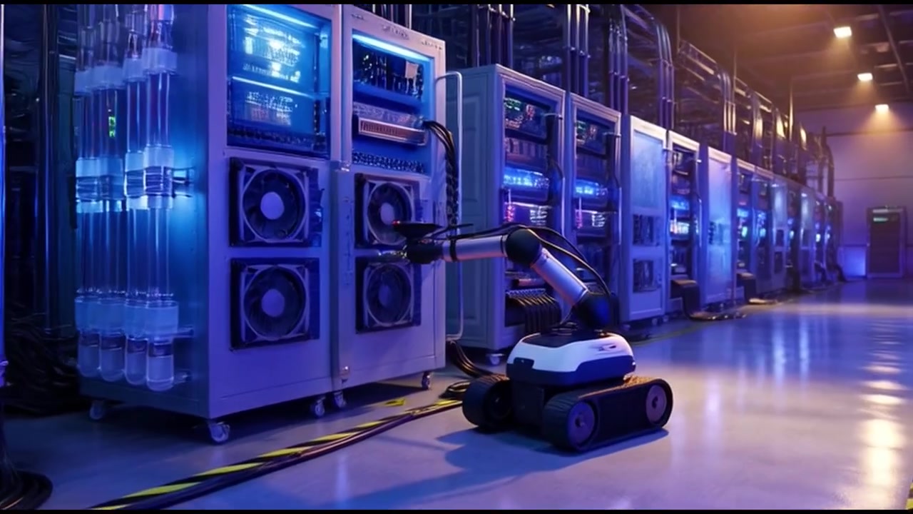 Autonomous Robot Inspecting Server Racks in a Modern Data Center