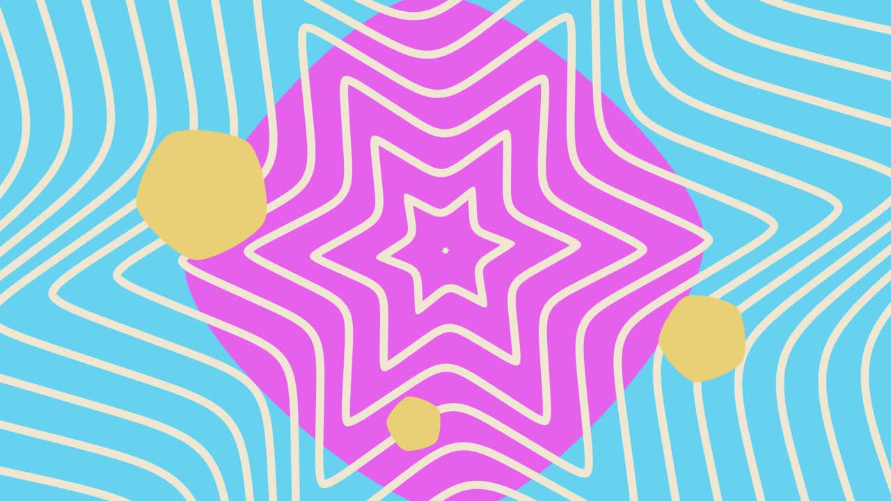 fondo con un patrón de estrellas colorido