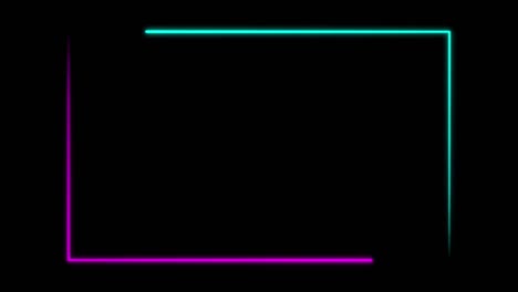 mejor fondo sin costuras abstracto espectro azul púrpura animación en bucle luz ultravioleta 4k línea de neón brillante.