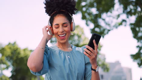 music, phone and headphones