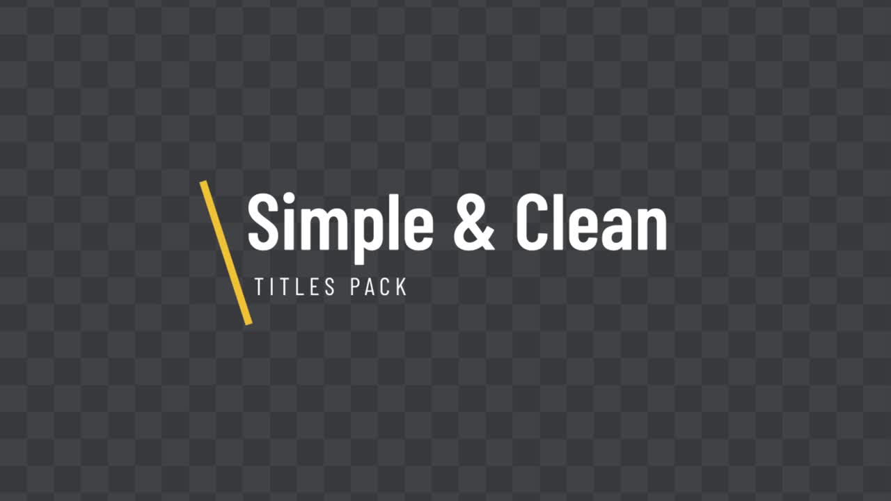 Simple Minimal Title 05 Adobe After Effects 2023 Resolution 3840×2160