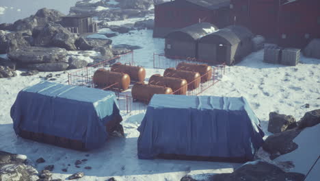bases antárticas en la península antártica