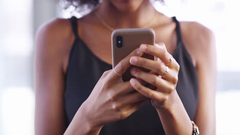 she's always sending and receiving tons of texts