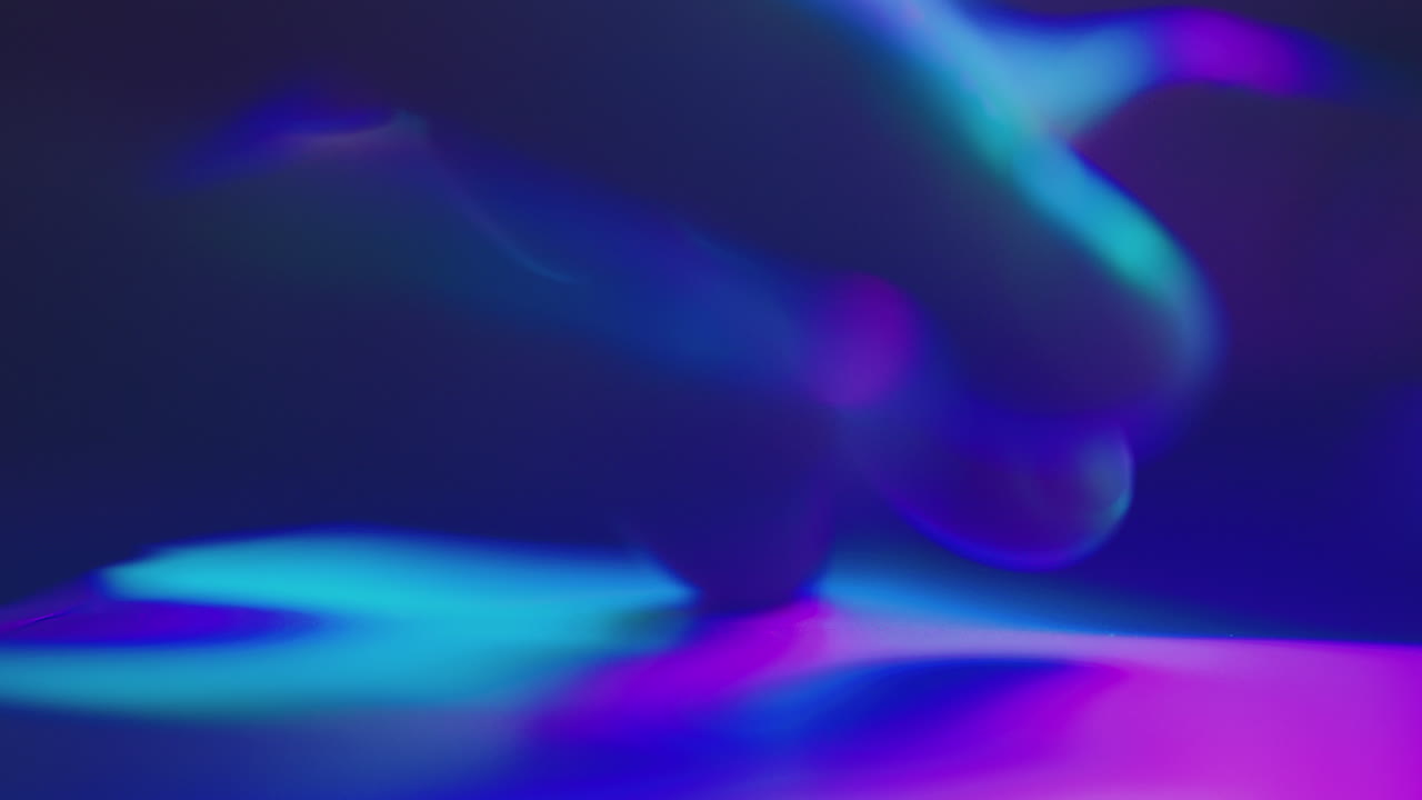 Abstract Neon Colors and Shapes