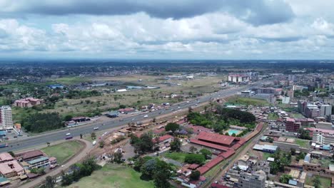 vista aérea de nairobi, kenia