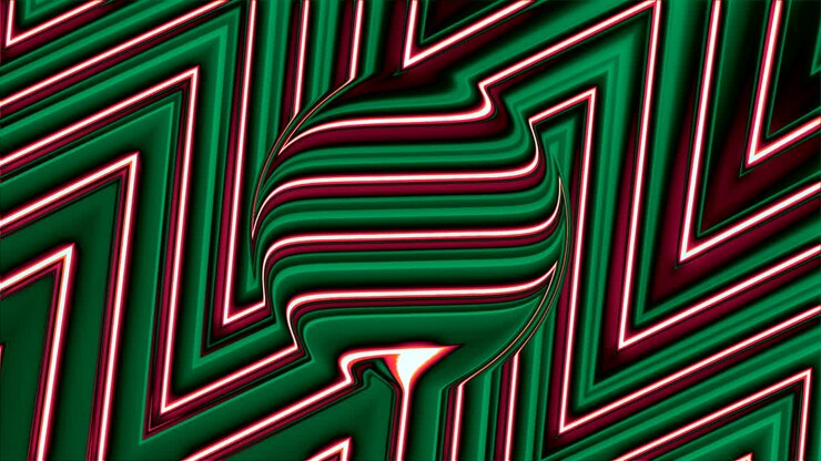 Motivo geometrico astratto con illusione ottica