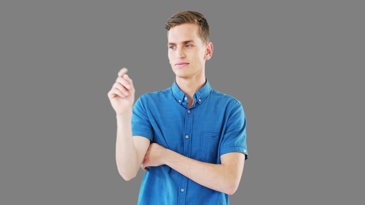 디지털 스크린을 사용하는 사람