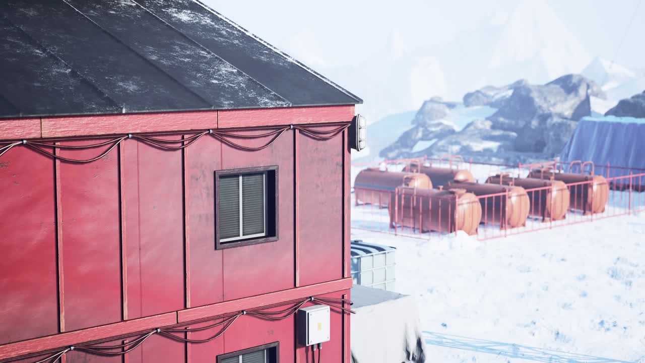 중요한 남극 스테이션 의 모습