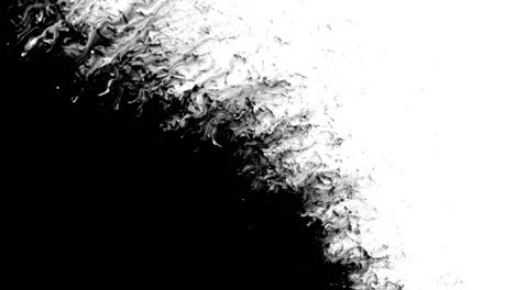 diseño de gotas de tinta negra sobre fondo blanco