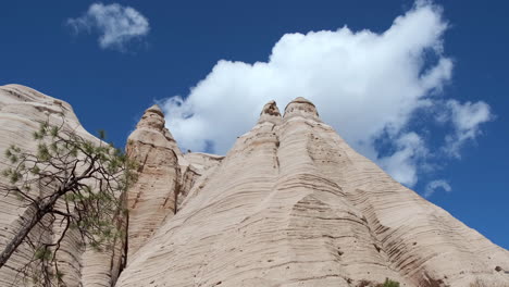 looking up at tent rocks kasha katuwe