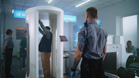 airport security checkpoint