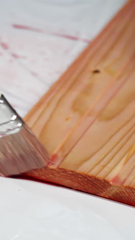 Staining Wood Plank