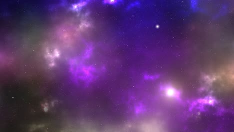 exploring the colorful nebula in deep space 4k