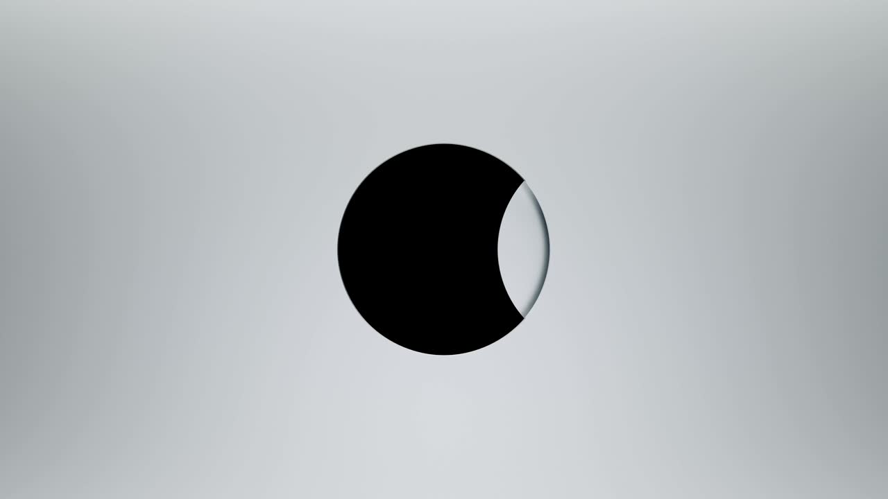 apertura redonda en una superficie limpia.