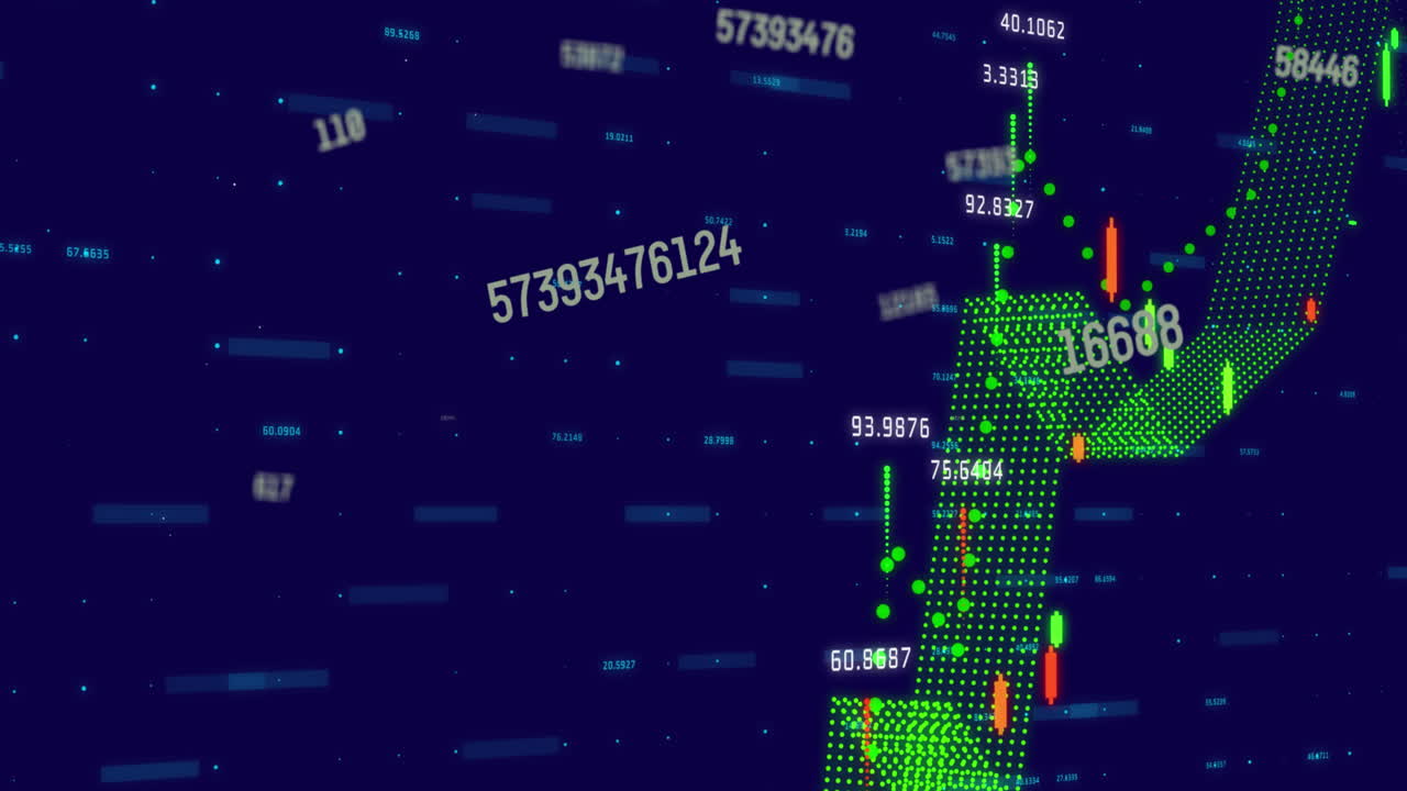 Animation of financial data processing