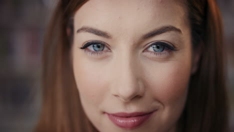 Close-up-of-beautiful-woman-face-portrait