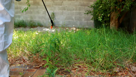 man doing pest control