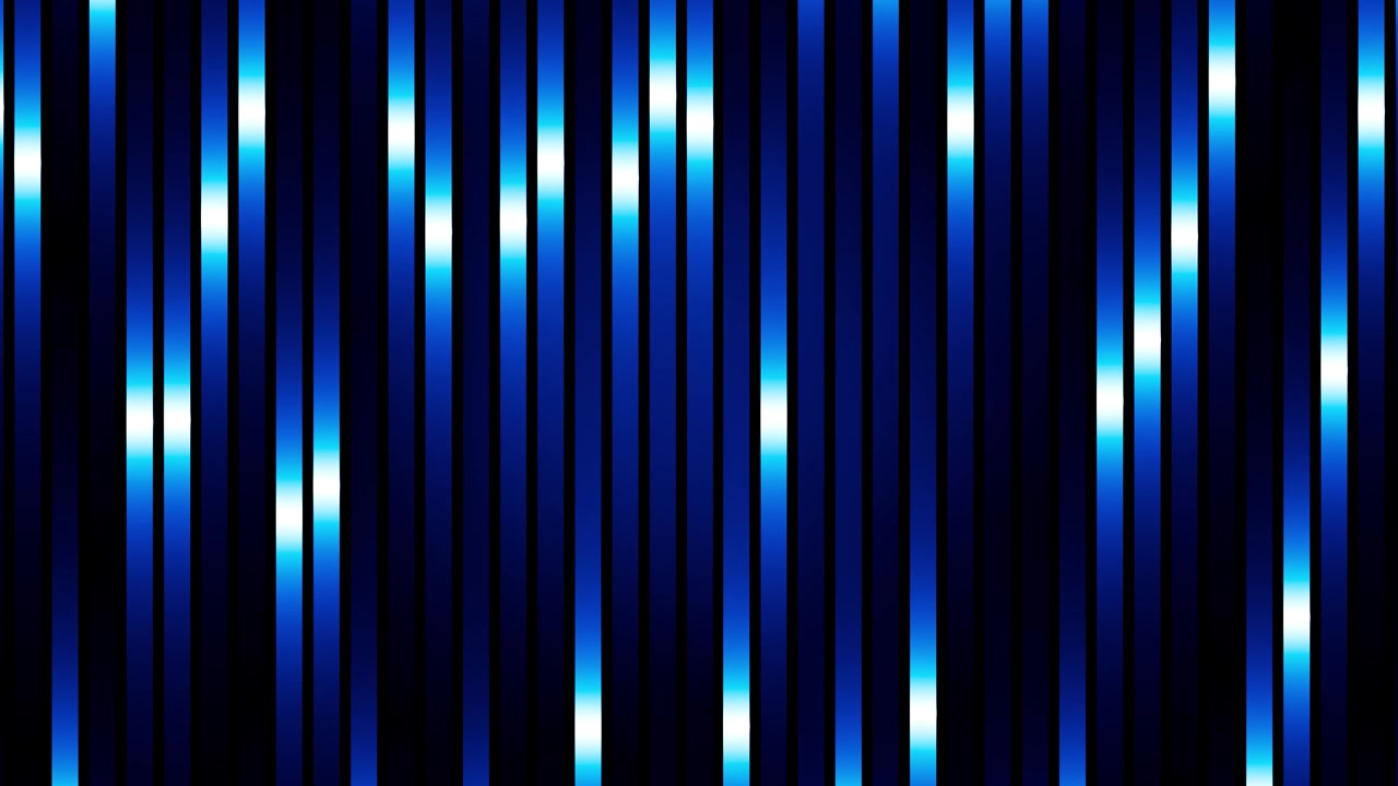 Abstract Blue Vertical Glowing Lines and Stripes Background