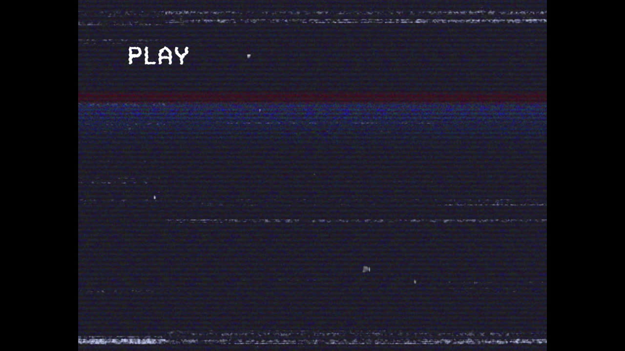 tv estática con el canal alfa