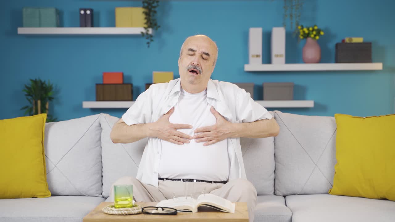 Chest tightness, heart problem.