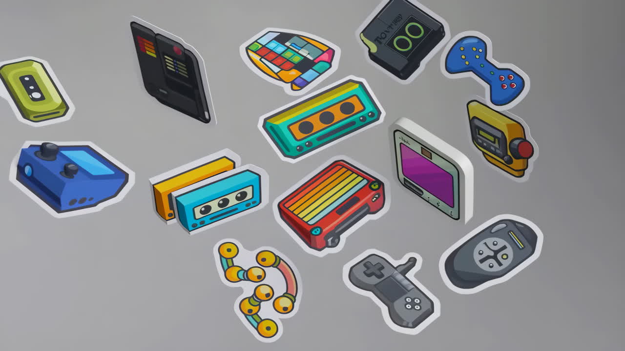 Retro Stickers