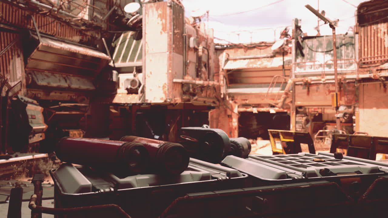 ruinas de ciudades post-apocalípticas